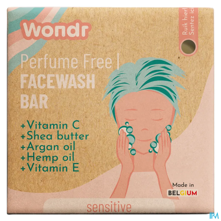 packshot van WONDR Facewash Bar Vitamin Boost 82 g