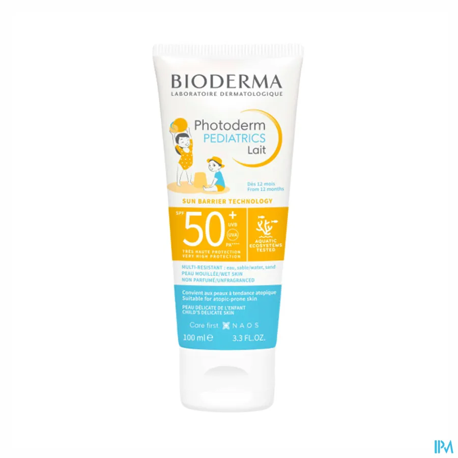 productshot van Bioderma Photoderm Pediatrics Lait Spf50+ 100ml