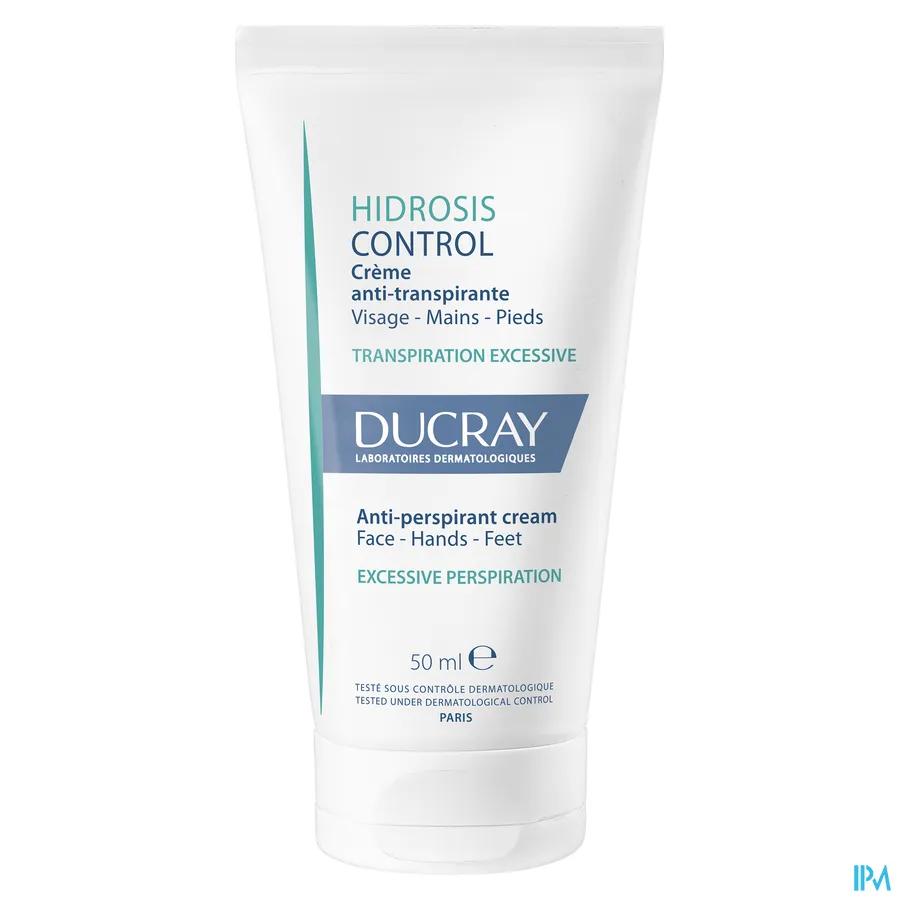 packshot van Ducray Hidrosis Control Crème 50 ml