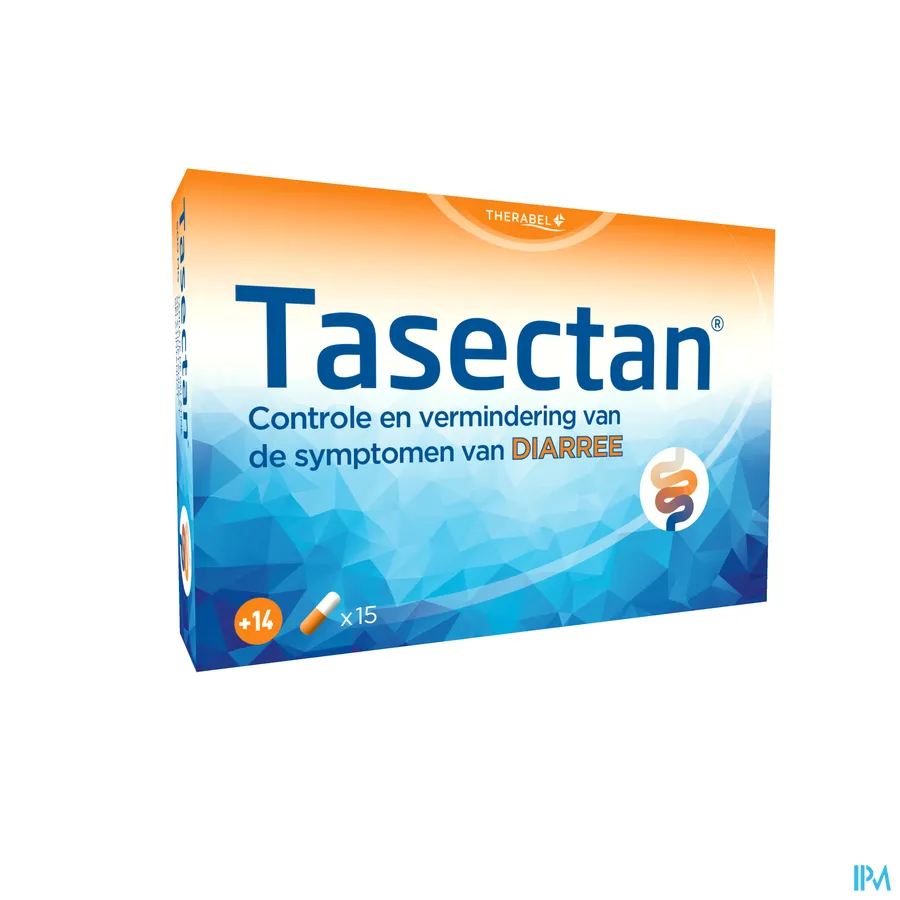 packshot van Tasectan volw. 15 capsules