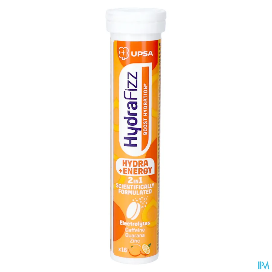 packshot van Feedback Upsa Hydrafizz Energy Boost 16 Bruistabletten