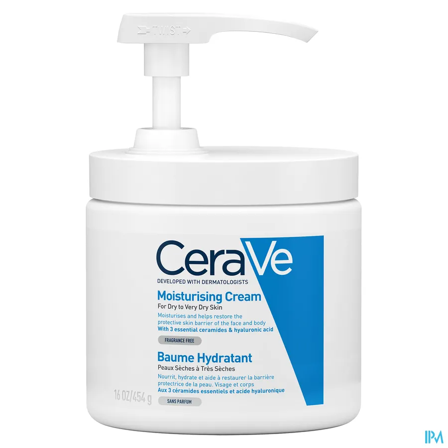 packshot van CeraVe Hydraterende Crème 454 g