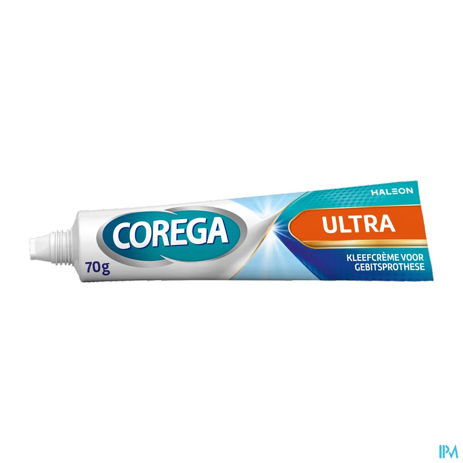 productshot van Corega Ultra Kleefcrème 70 g