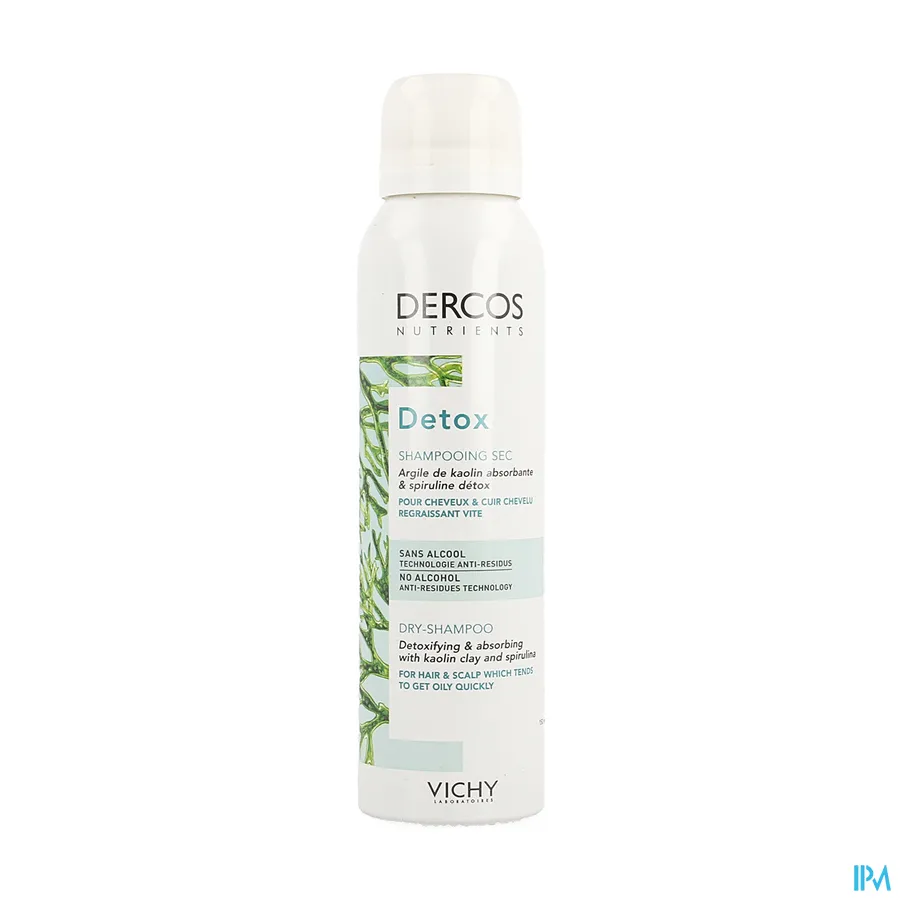 packshot van Vichy Dercos Nutrients Detox Droogshampoo 150 ml