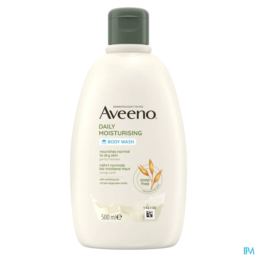 packshot van Aveeno Daily Moisturising Douchegel 500 ml