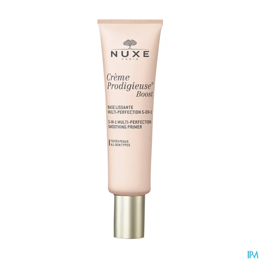 packshot van Nuxe Crème Prodigieuse Boost Gladstrijkende Multi-Perfectie 5-in-1 Basis 30 ml