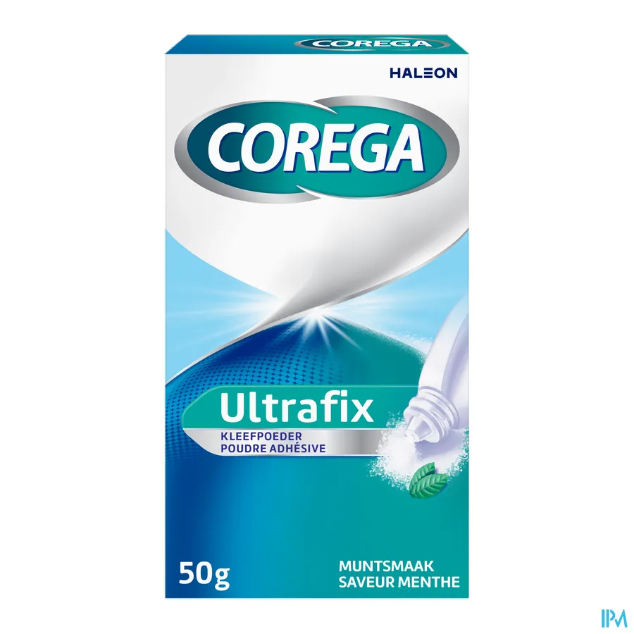 packshot van Corega Ultrafix Kleefpoeder 50g Nf