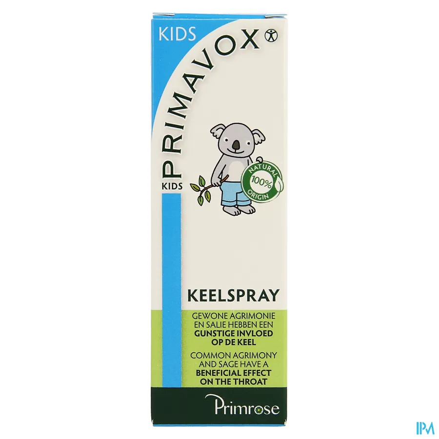 packshot van Primavox Kids Keelspray 10 ml