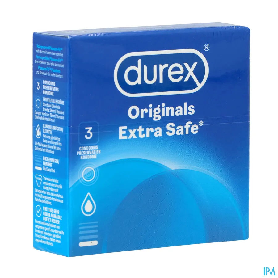 packshot van Durex Extra Safe 3 Condooms
