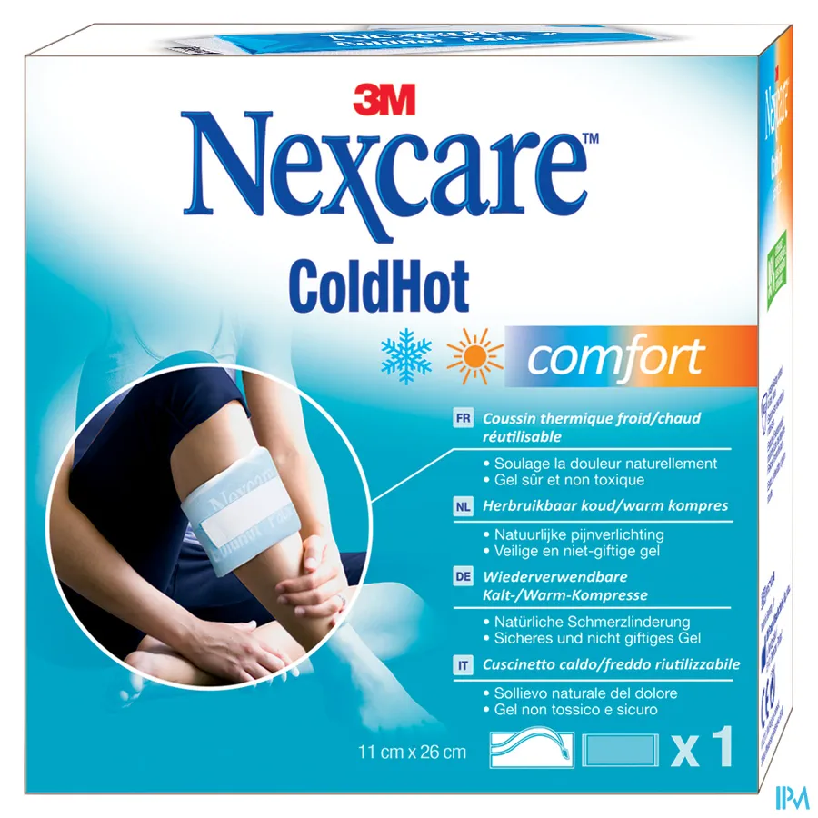 packshot van Nexcare 3m Coldhot Comfort 26,5x10cm