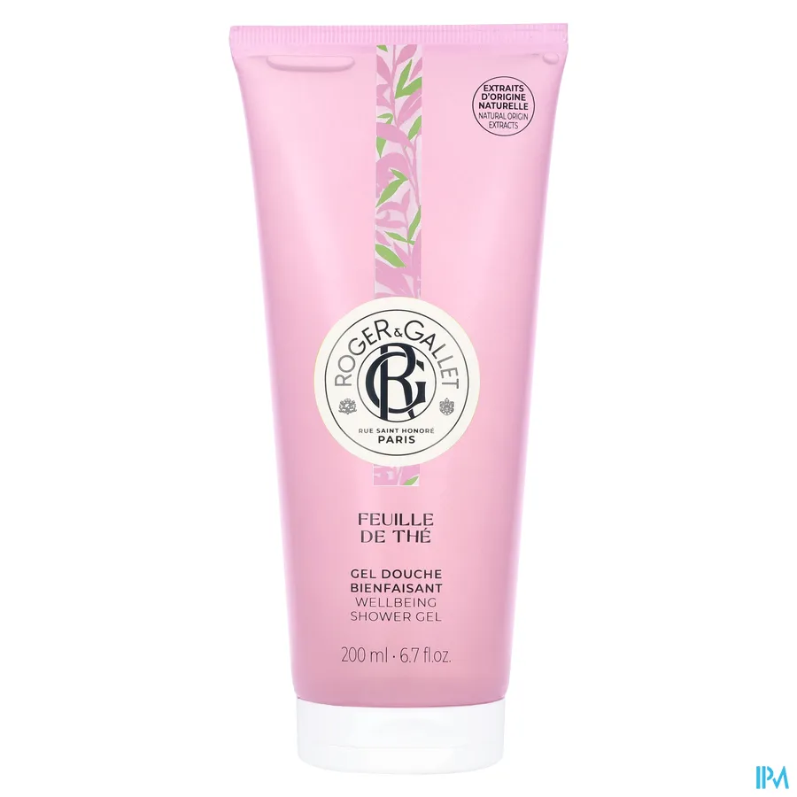 packshot van Roger & gallet Feuille The Gel Douche 200 ml