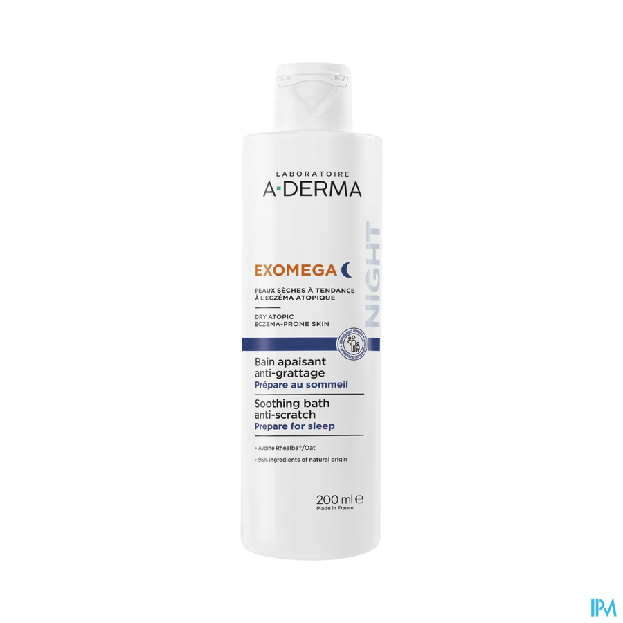 productshot van Aderma Exomega Control Kalmerend Bad Fl 200ml