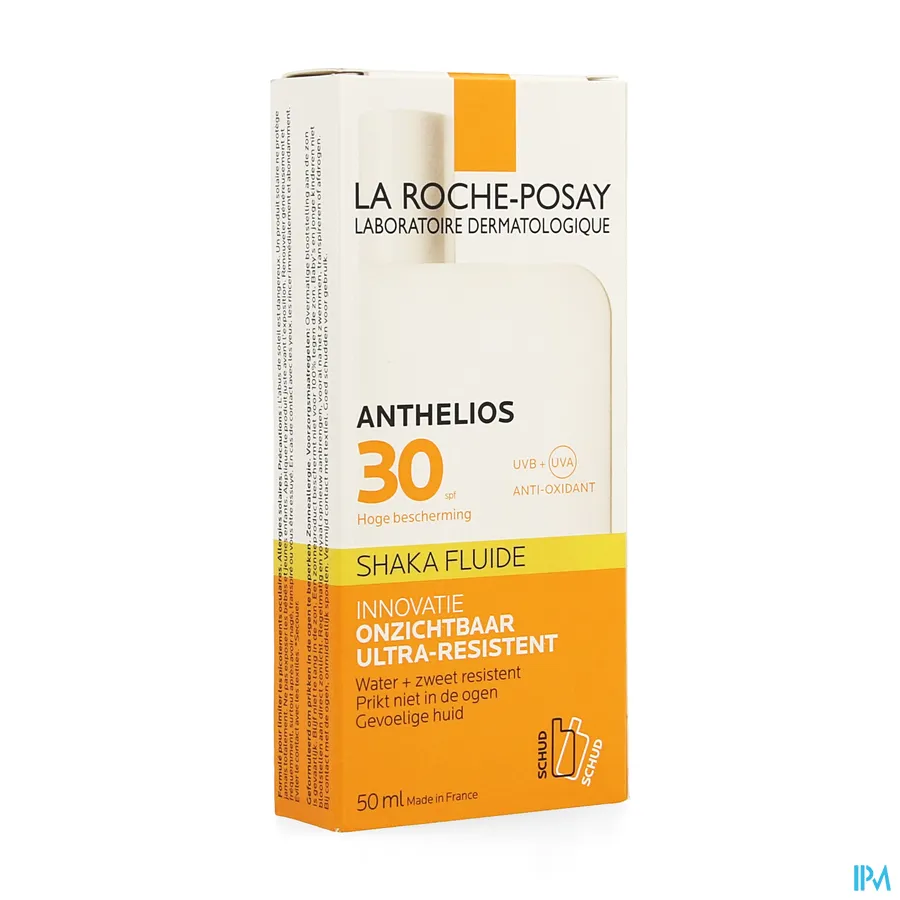 packshot van La Roche-Posay Anthelios Shaka Fluide SPF 30 50 ml