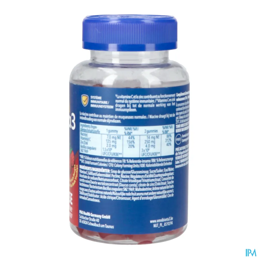 packshot van Omnibionta 3 Defense Gummies 60