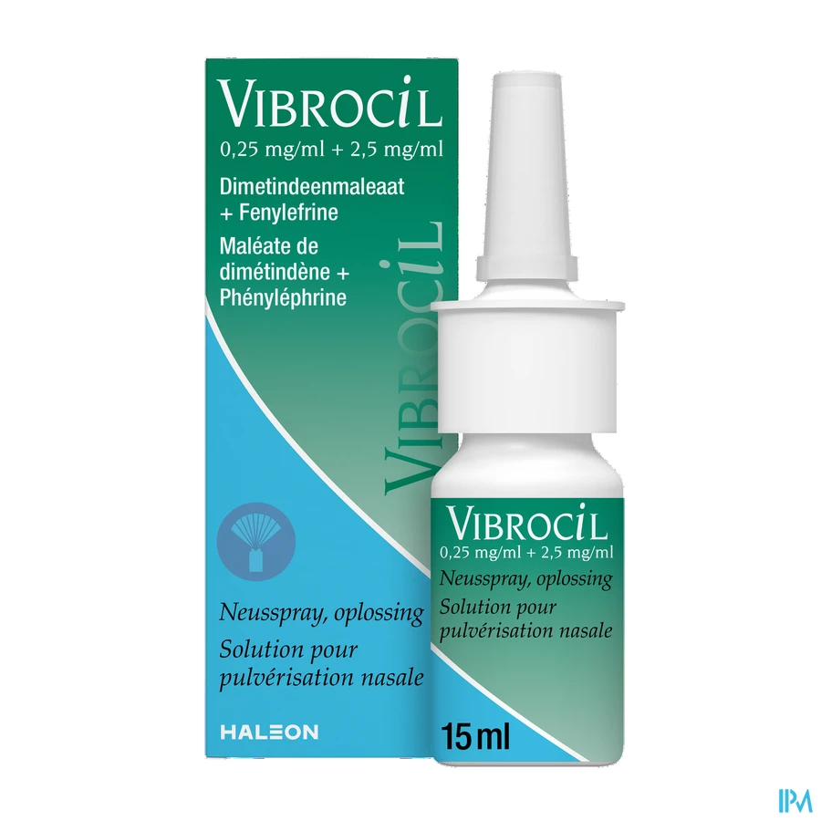 productshot van Vibrocil Neusspray bij Rhinitis 15 ml