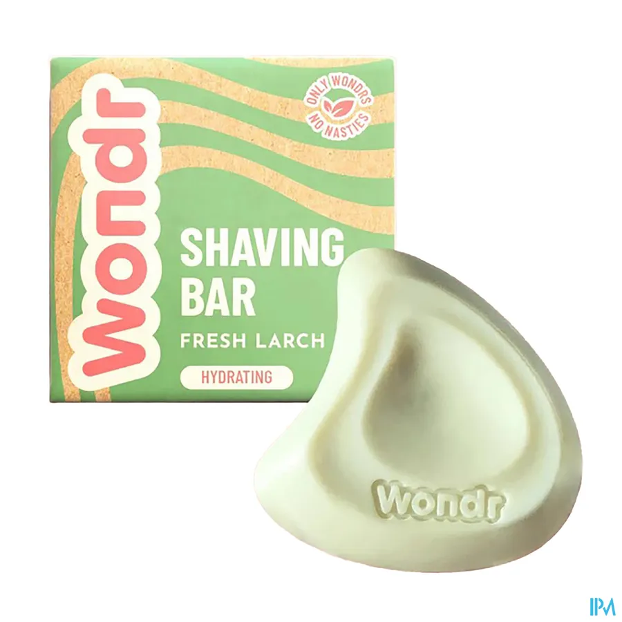 productshot van WONDR Shaving Bar Fresh Larch 85 g
