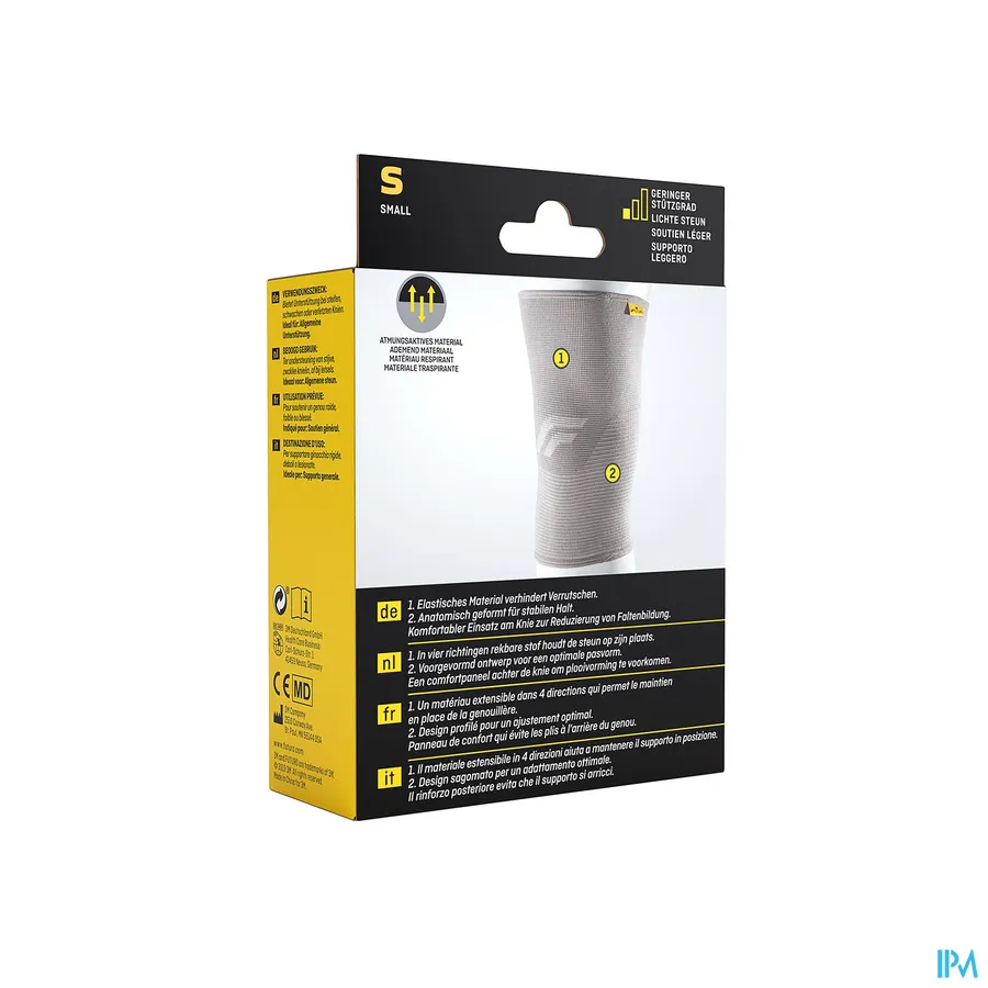 packshot van Futuro Comfort Lift Knie-Bandage Small (Zachte Steun)