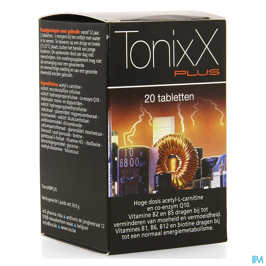 packshot van Tonixx Plus Comp 20x1270mg