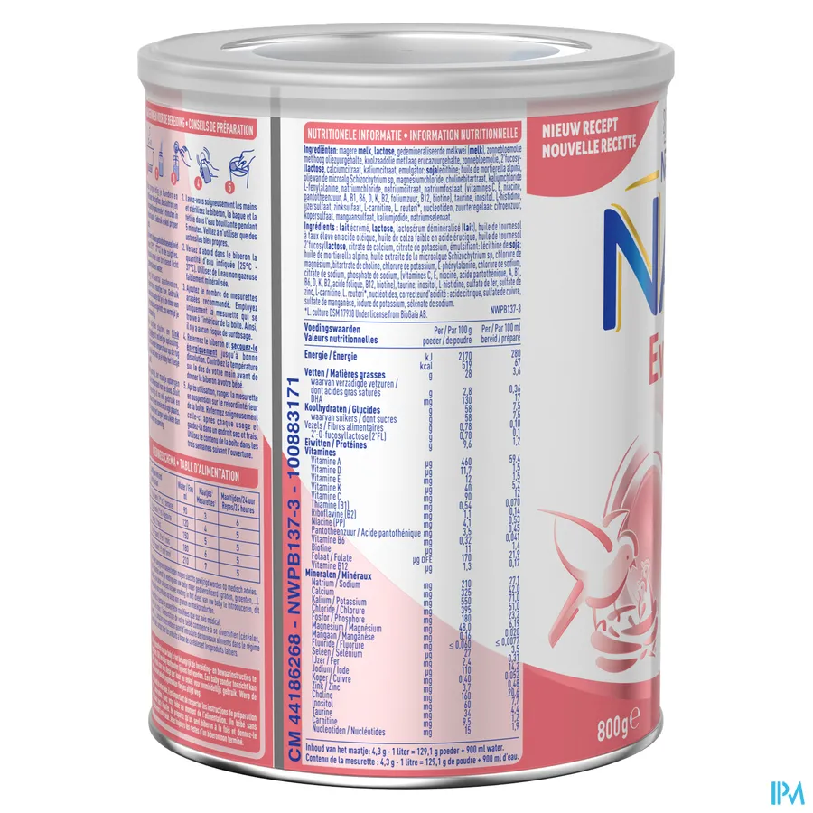 packshot van Nan Evolia 1 800 g