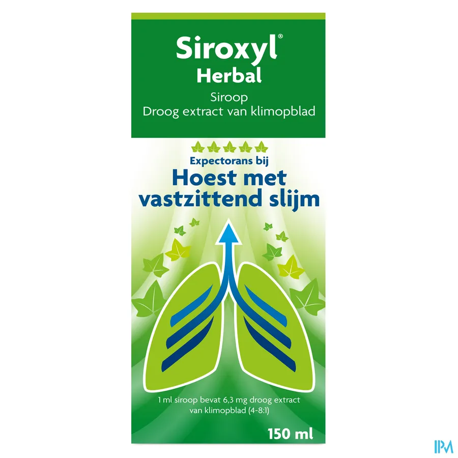 packshot van Siroxyl Herbal 150 ml