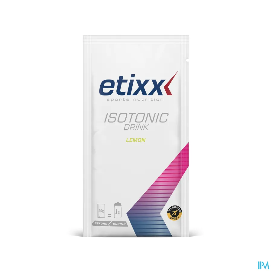 productshot van Etixx Isotonic Lemon Pdr 8x35g