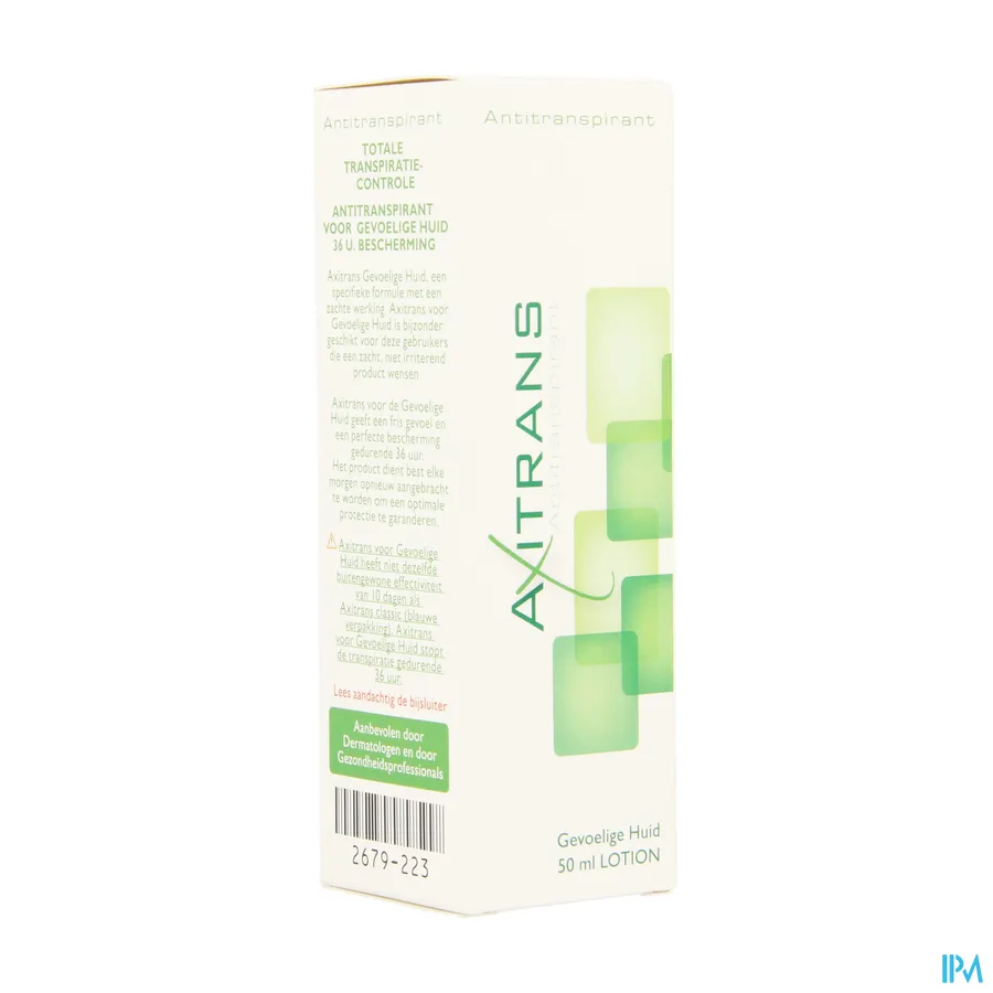 packshot van Axitrans Lotion Gevoelige Huid
