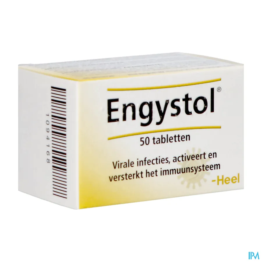 packshot van Heel Engystol 50 Tabletten