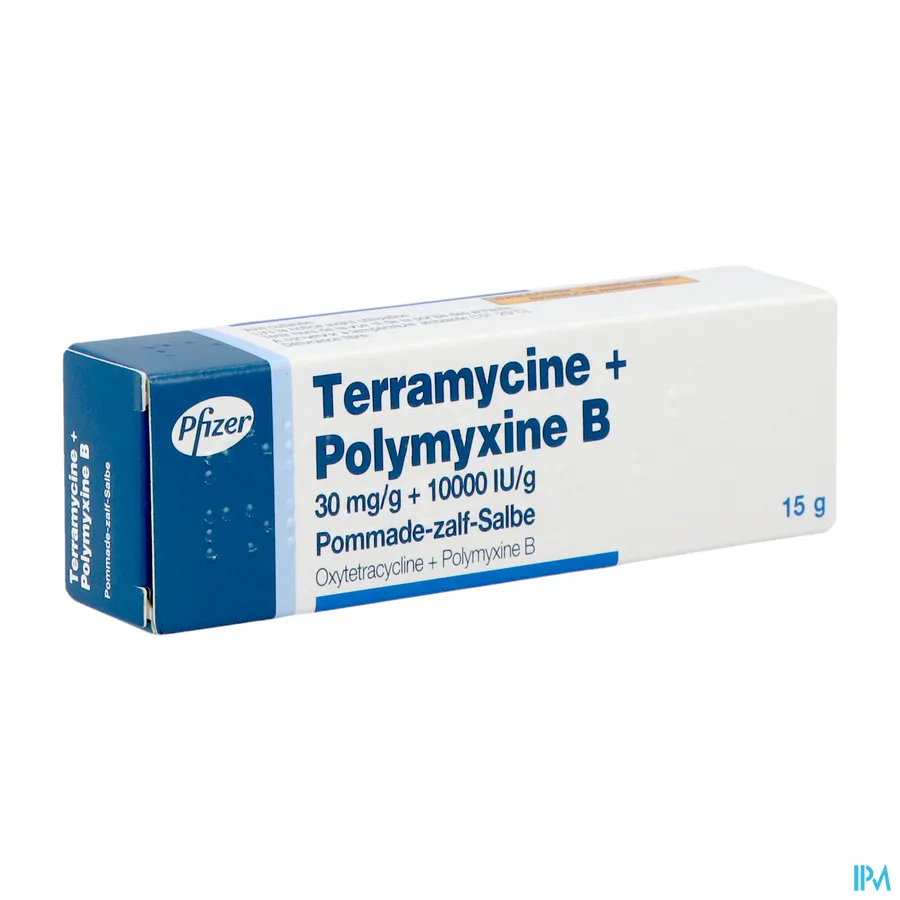 packshot van Terramycine Huidzalf 15 g