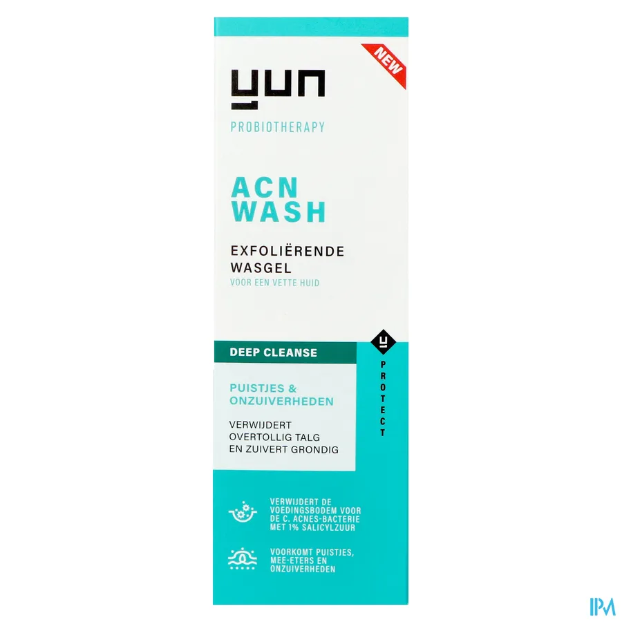 packshot van Yun Acn Deep Exfoliating Gezichtswasgel 150 ml