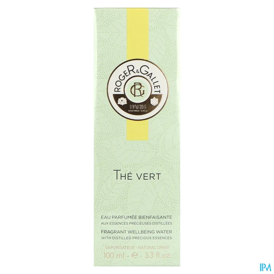 packshot van Roger & gallet The Vert Fris Water Parf Vapo 100 ml