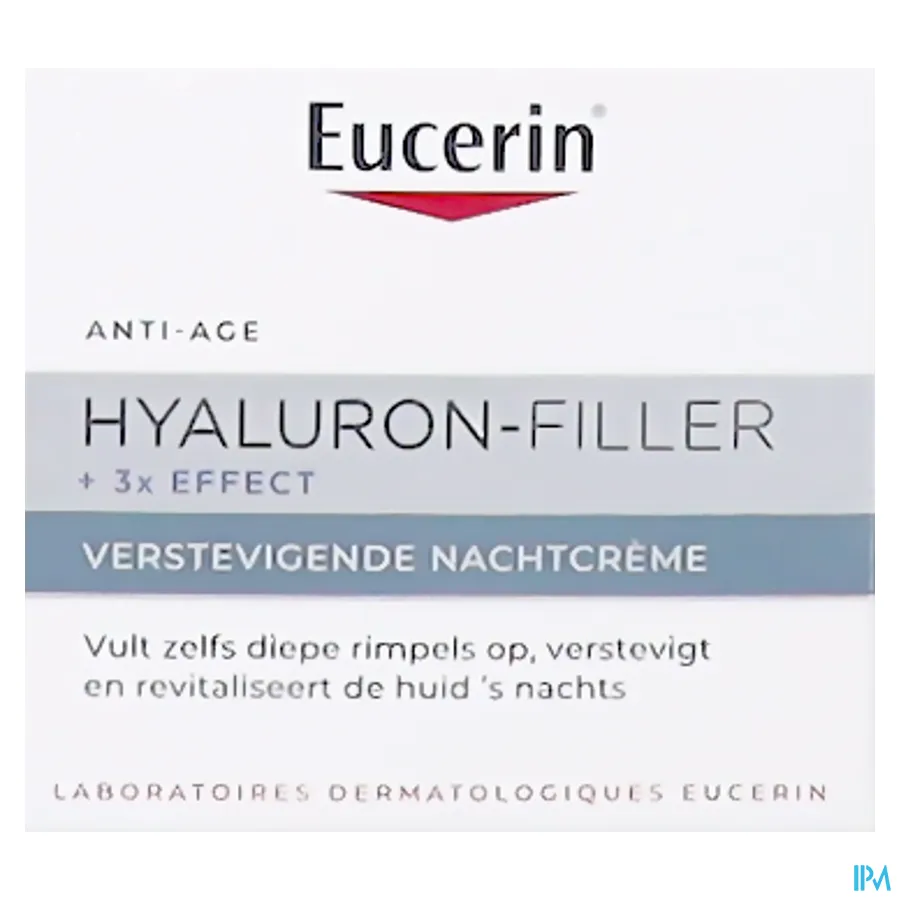 packshot van Eucerin Hyaluron-Filler X3 Nachtcrème 50 ml