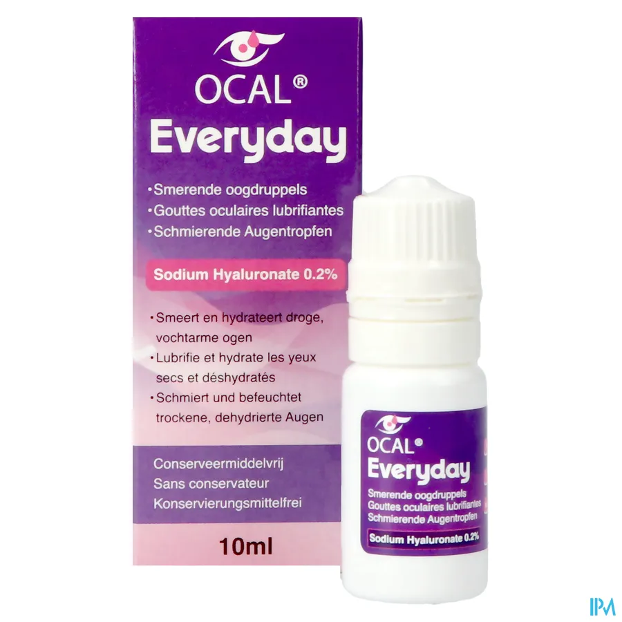 productshot van Ocal Everyday Oogdruppels Fl 10ml