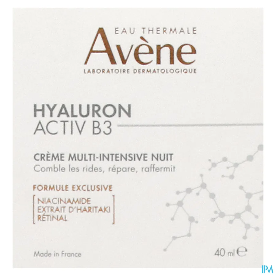packshot van Avène Hyaluron Activ B3 Multi-intensive Nachtcrème 40 ml