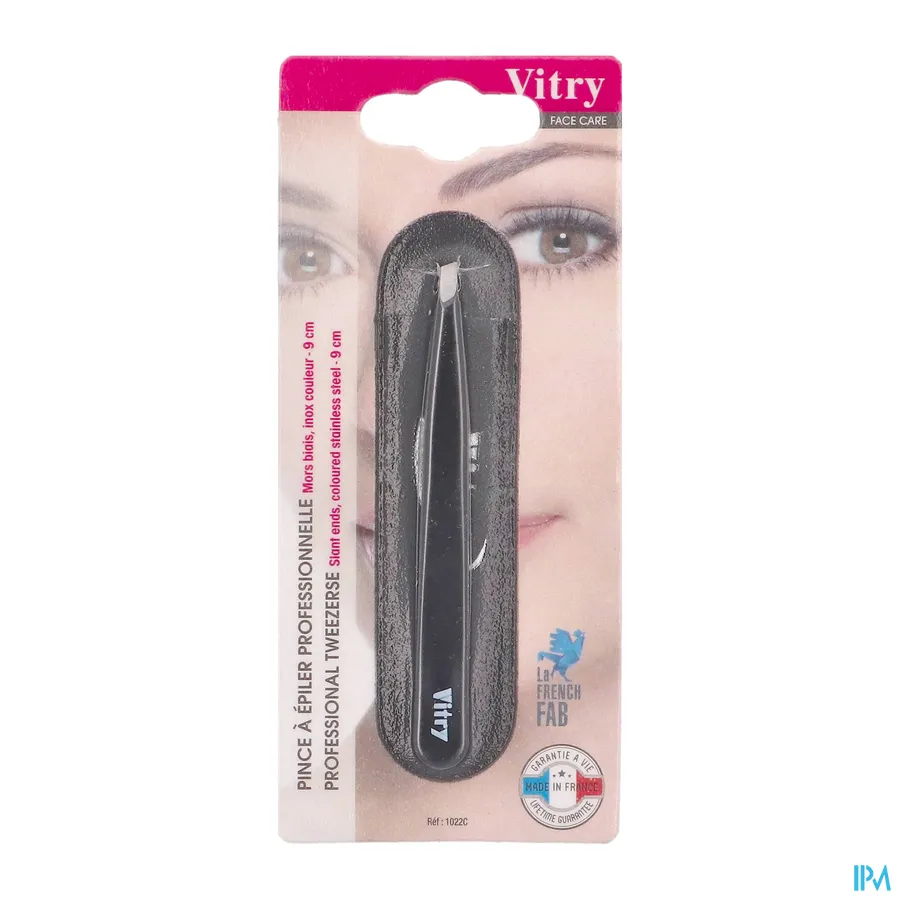 packshot van Vitry Classic Epileerpincet Schuin Inox 1 stuk