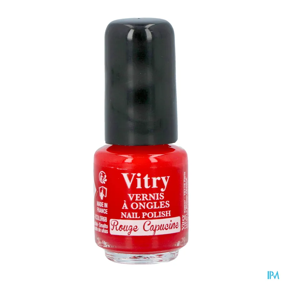packshot van Vitry Nagellak 68 Rouge Capucine 4 ml