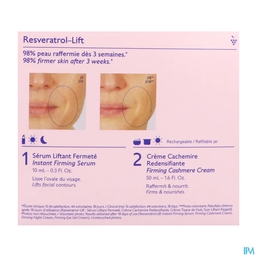 packshot van Caudalie Resveratrol-Lift Verstevigende Kasjmiercrème 50 ml Promo