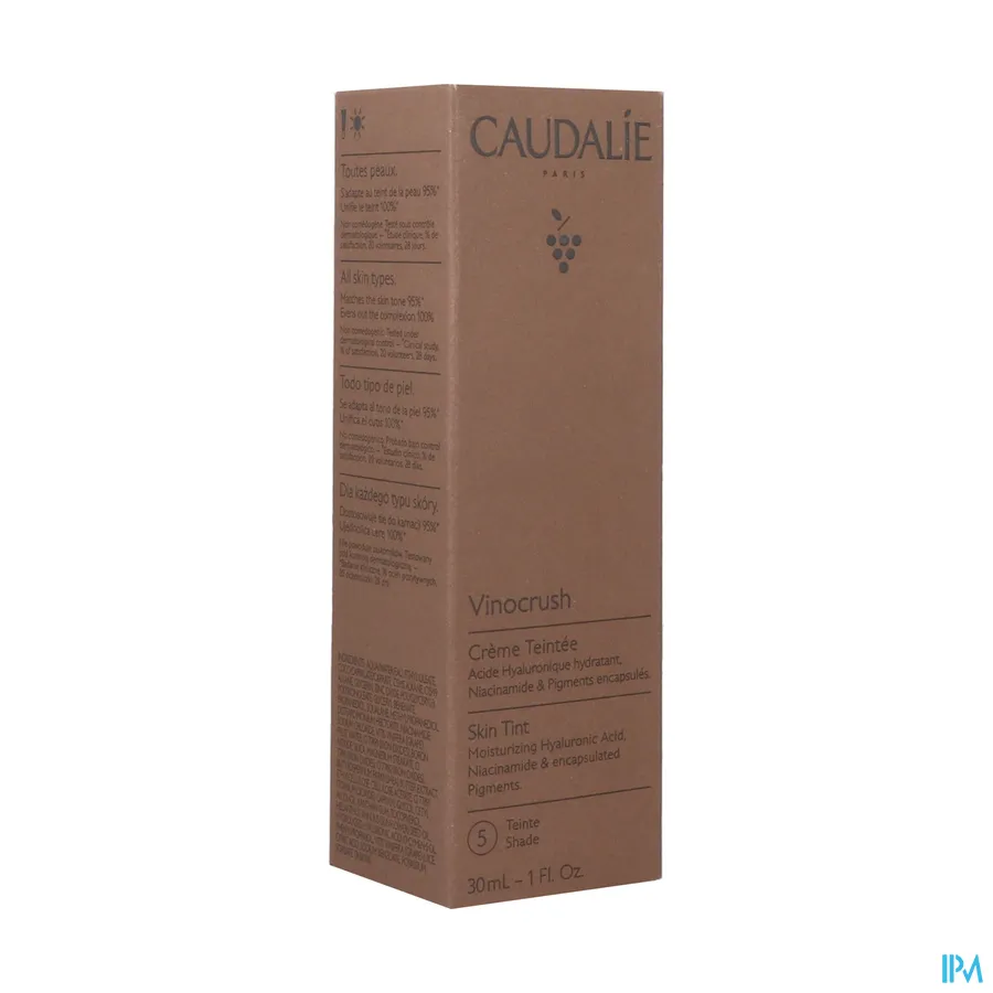 packshot van Caudalie Vinocrush Getinte Crème 30 ml Tint 5