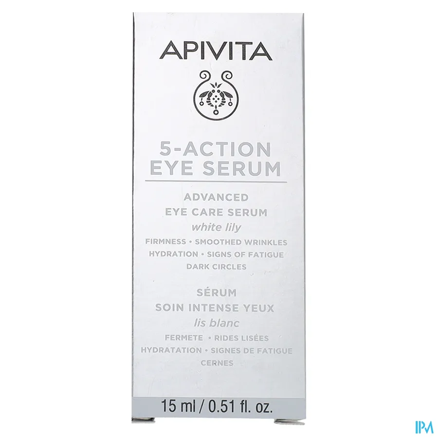 packshot van Apivita 5 Action Oogserum 15 ml