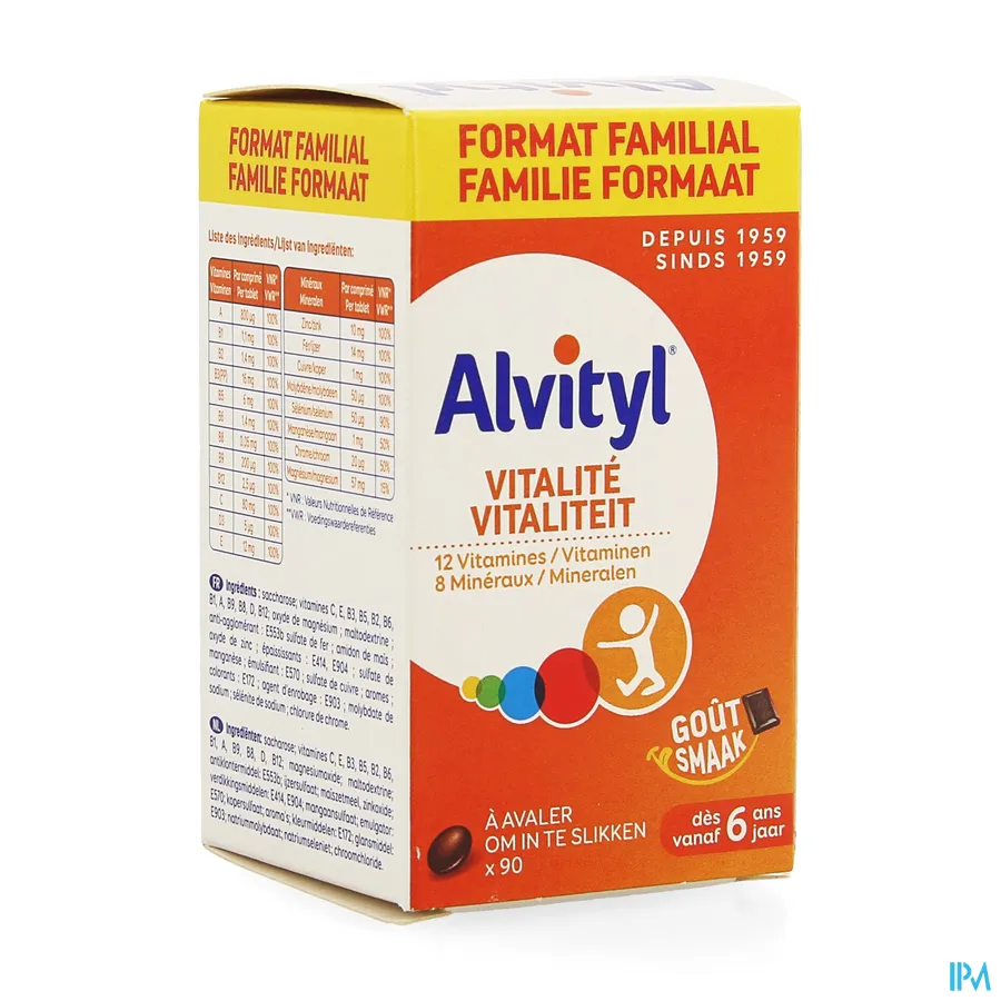 packshot van Alvityl Vitaliteit 90 tabletten