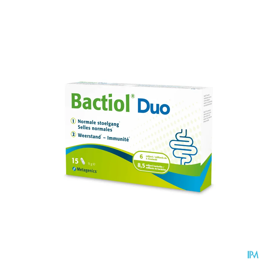 packshot van Bactiol Duo 15 capsules