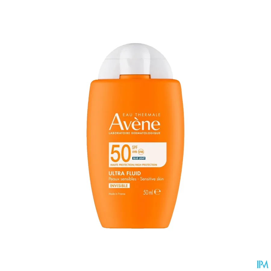 packshot van Avène Ultra Fluid Oil Control SPF 50 50 ml