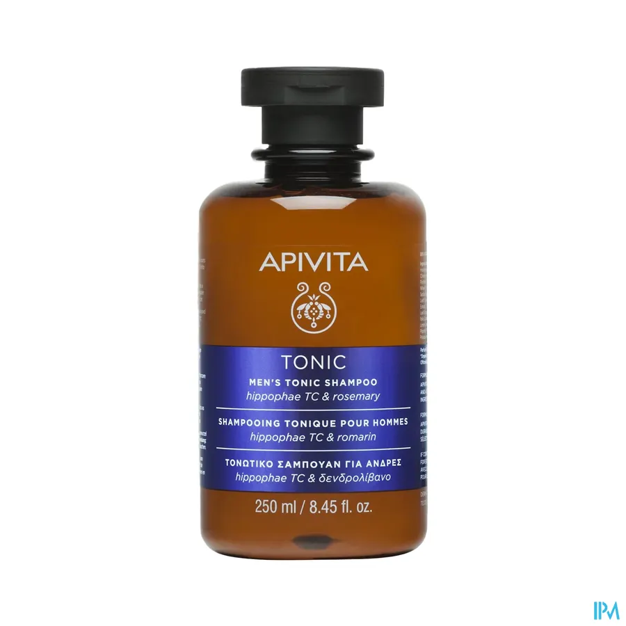 packshot van Apivita Tonic Shampoo Dun Haar Mannen 250 ml
