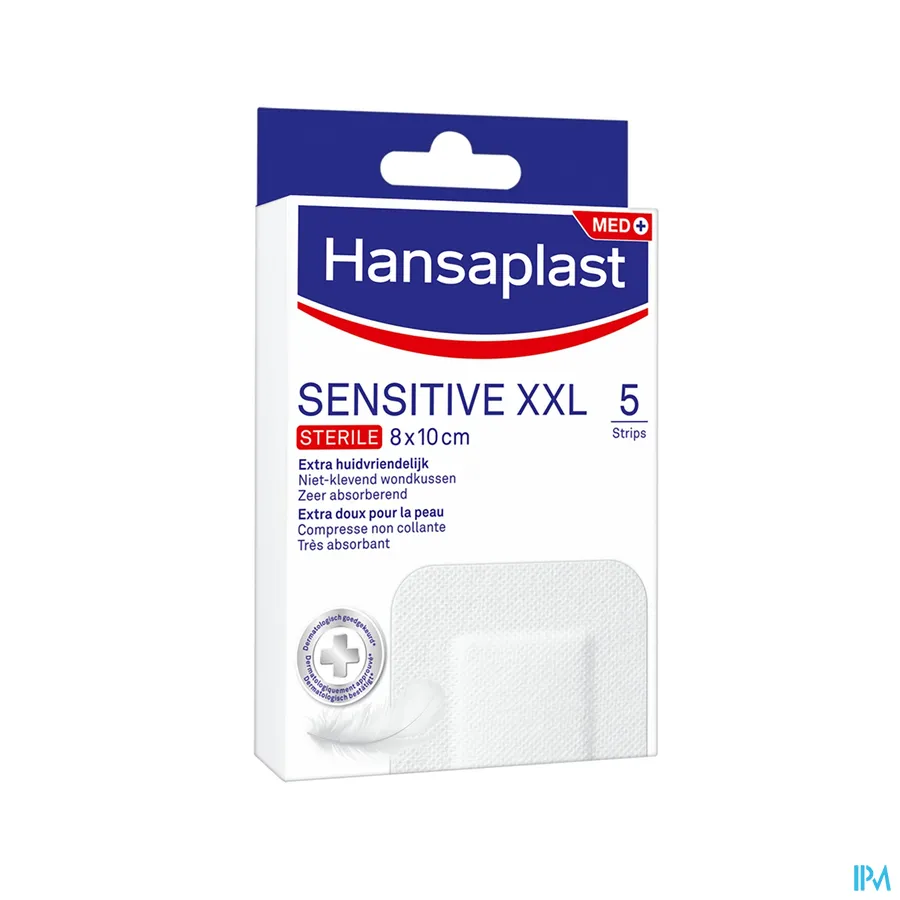 packshot van Hansaplast Sensitive Xxl Strips 5
