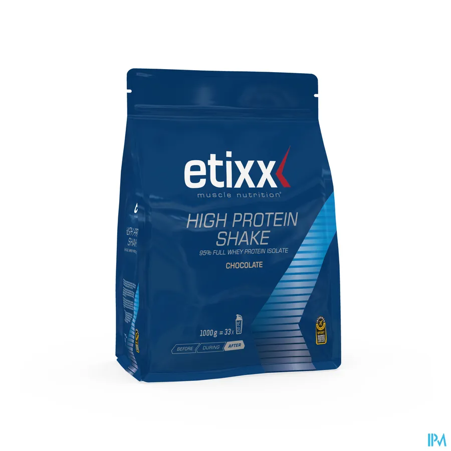 packshot van Etixx High Protein Shake met Chocoladesmaak 1 kg