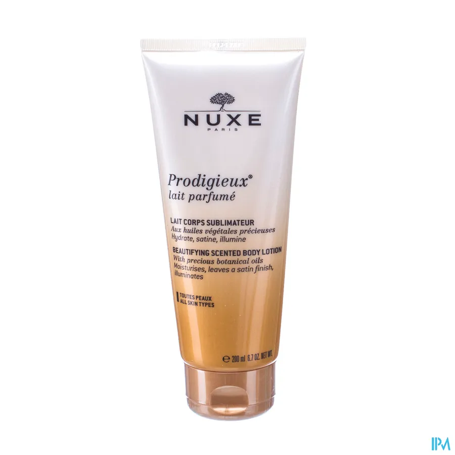 packshot van Nuxe Prodigieux Verfraaiende Geparfumeerde Bodymelk 200 ml