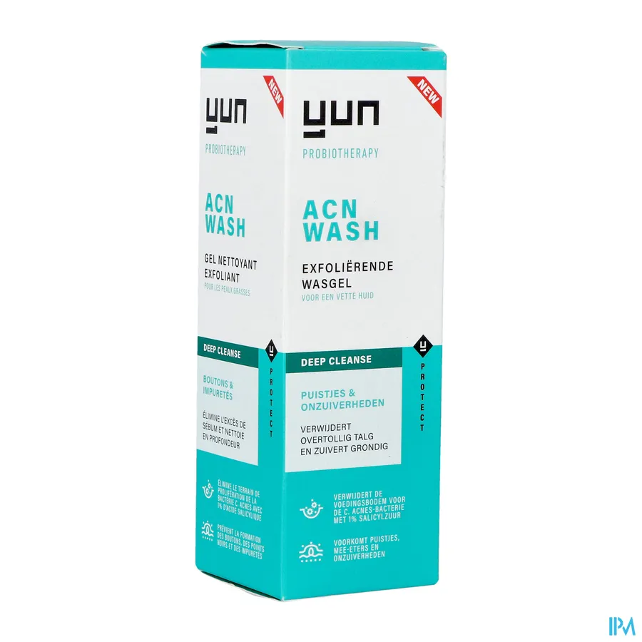 packshot van Yun Acn Deep Exfoliating Gezichtswasgel 150 ml