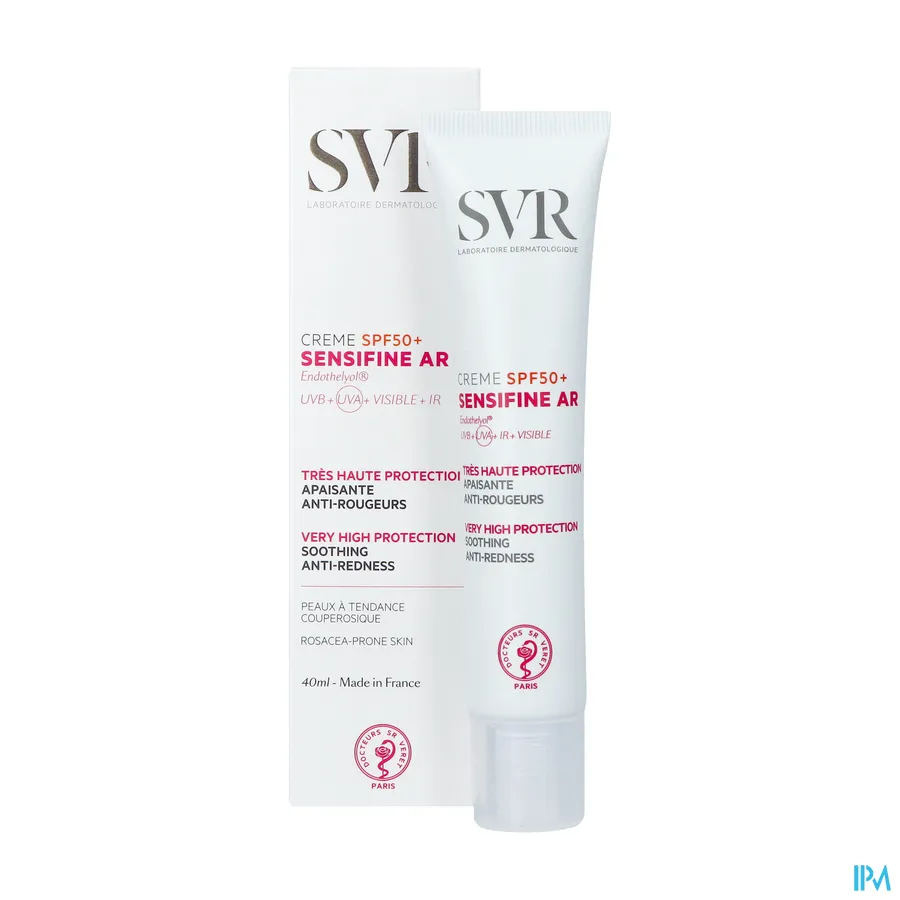packshot van SVR Sensifine AR Crème SPF50+ 40 ml