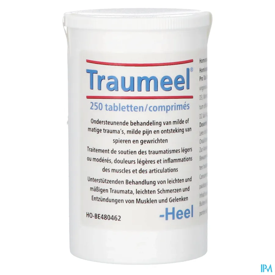 productshot van Heel Traumeel 250 Tabletten