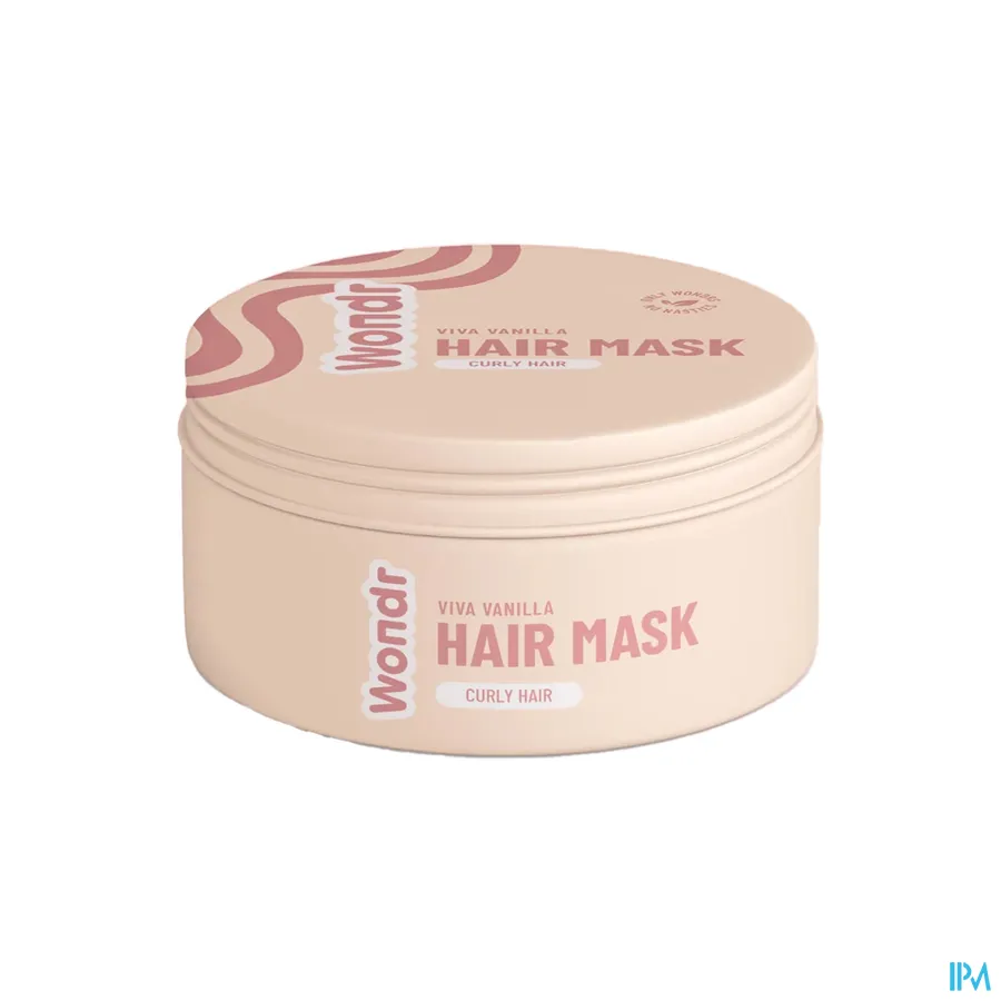 packshot van WONDR Hair Mask Curly Hair Viva Vanilla 220 ml