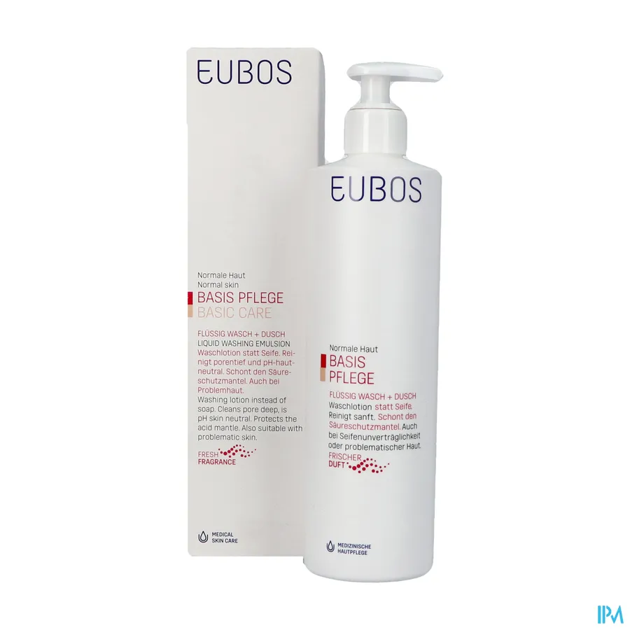 packshot van Eubos Rood Vloeibaar Parfum 400ml